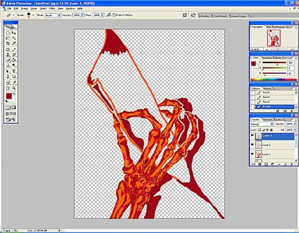 Creation of turn the page: Step 5